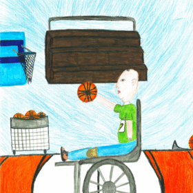 Košarkaš Jože invalid, Sara Krupić, 8.b, OŠ Stična