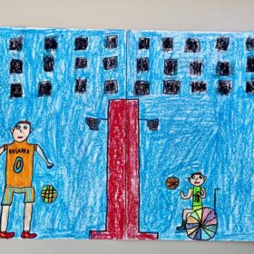 Trening košarke, Teo Velkoski, 4.a, OŠ Prule